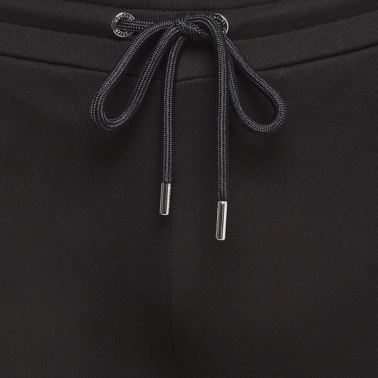 Pre Owned Moncler Black Cotton Knit Sweat Pants S