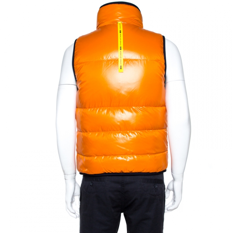 Pre Owned Moncler Genius Bicolor Down Quilted Reversible Auron Gillet M