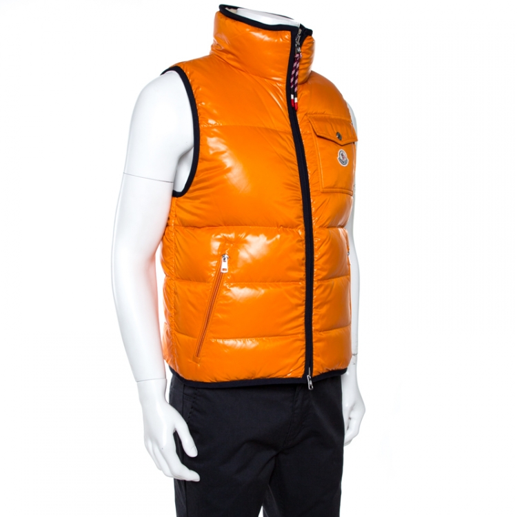 Pre Owned Moncler Genius Bicolor Down Quilted Reversible Auron Gillet M