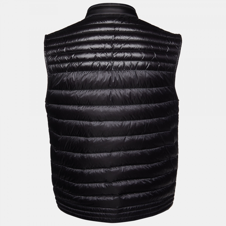 Moncler Black Down Gir Vest L Moncler The Luxury Closet