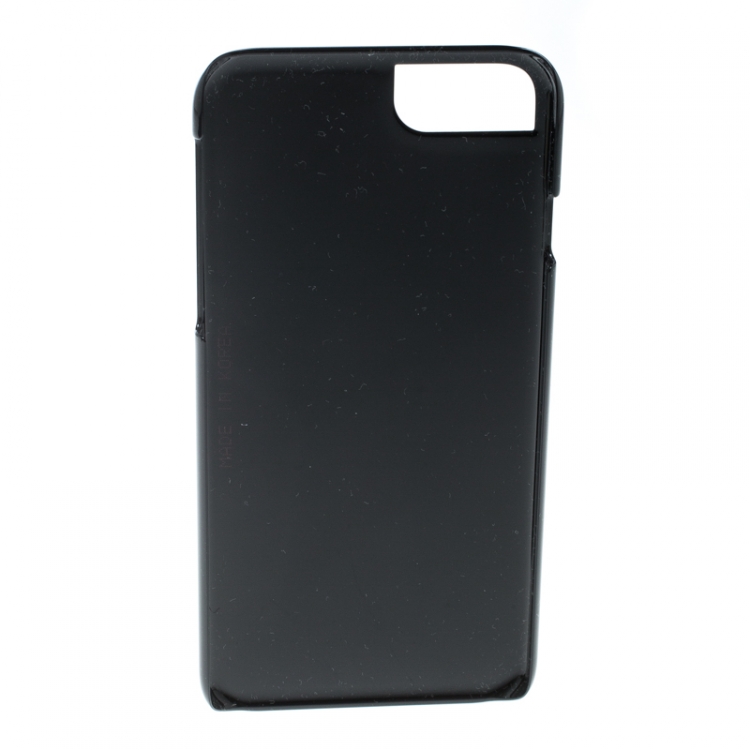 Pre Owned Montblanc Black Leather Hardphone Iphone 8 Case