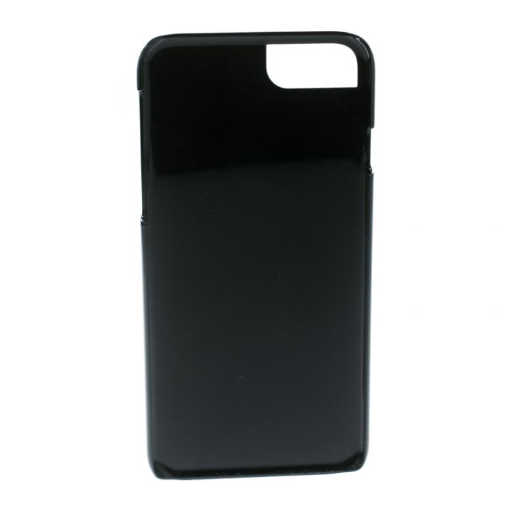 Pre Owned Montblanc Black Leather Hardphone Iphone 8 Case