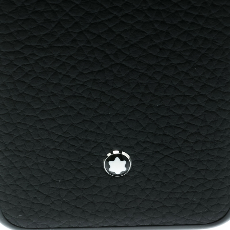 Pre Owned Montblanc Black Leather Hardphone Iphone 8 Case
