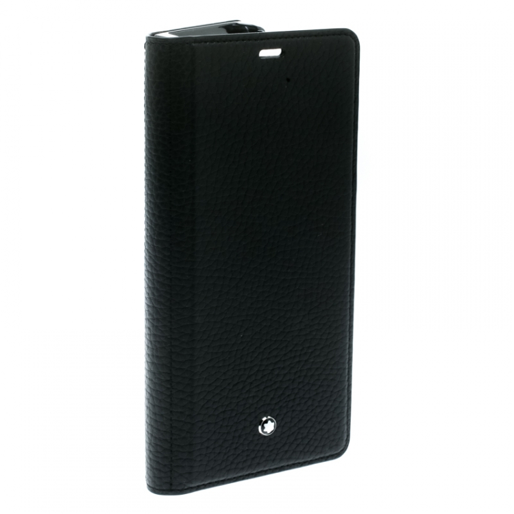 مملوكة مسبقًا Montblanc Black Leather Flipside Samsung Note 8 Case