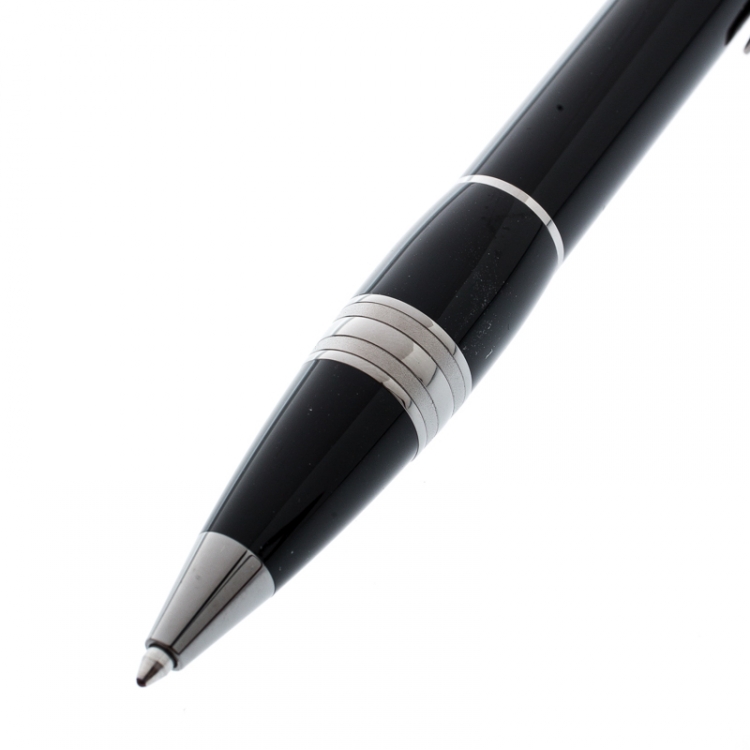 مملوكة مسبقًا Montblanc StarWalker Midnight Black Resin Ruthenium Coated Ballpoint Pen