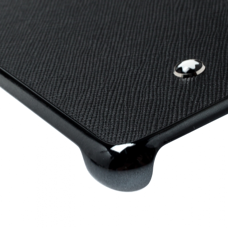 Pre Owned Montblanc Black Leather Hardphone S8 Edge Case