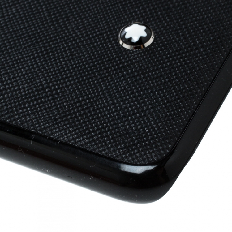 Pre Owned Montblanc Black Leather Hardphone iPhone 8 Case