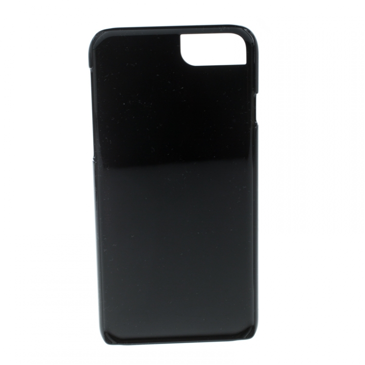 Pre Owned Montblanc Black Leather Hardphone iPhone 8 Case