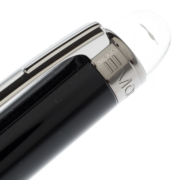 Pre Owned Montblanc StarWalker Midnight Black Resin Ruthenium Coated Ballpoint Pen