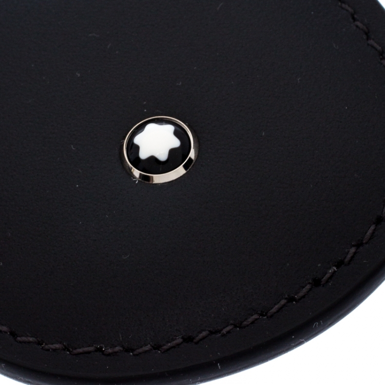 Pre Owned Montblanc Black Leather Meisterstück Key Fob