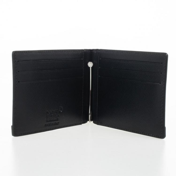 Pre Owned Mont Blanc Black Signature Business Card Holder