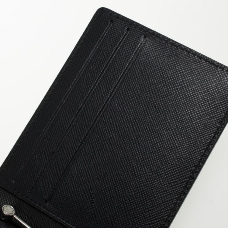 Pre Owned Mont Blanc Black Signature Business Card Holder