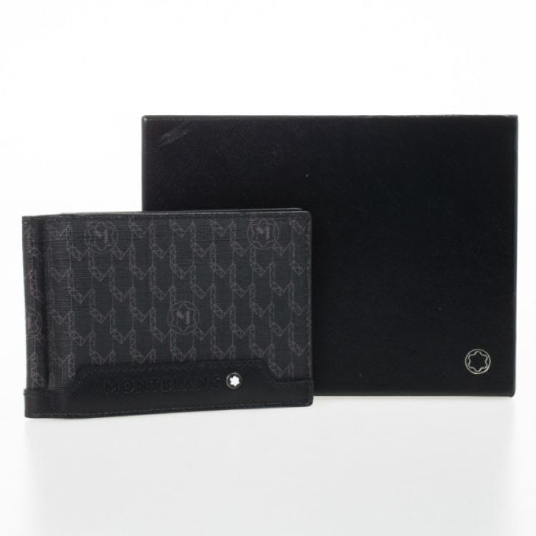 Pre Owned Mont Blanc Black Signature Business Card Holder