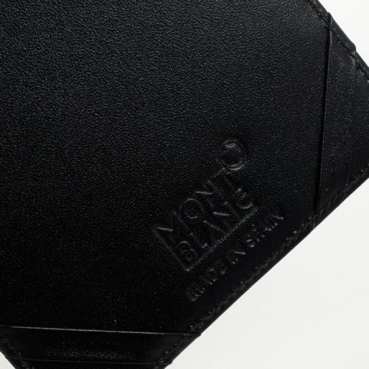 Pre Owned Montblanc Black Meisterstuck Card Holder