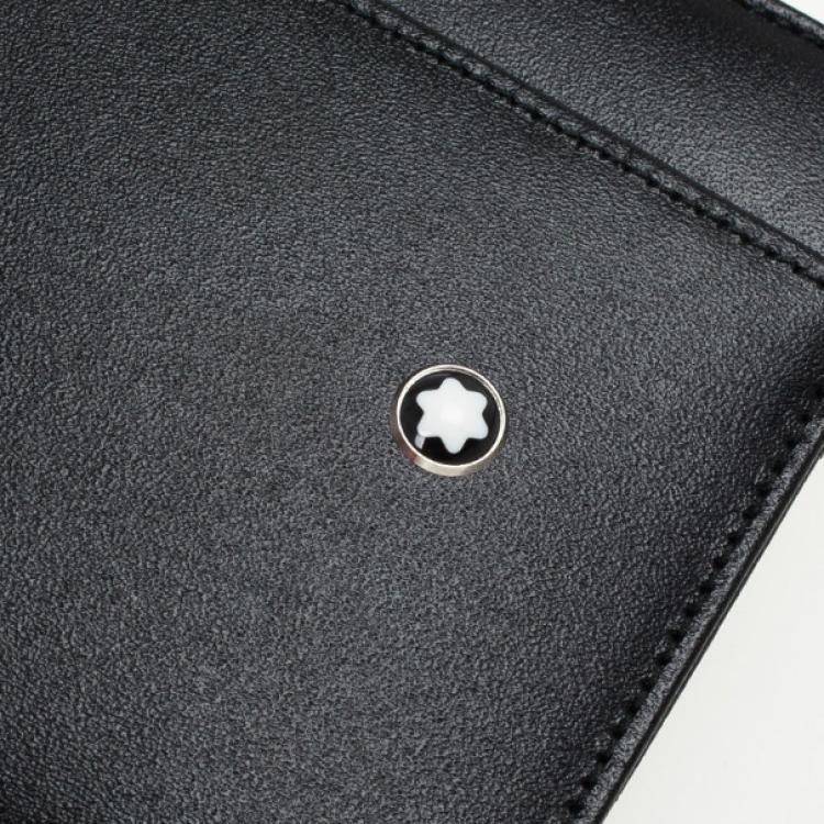 Pre Owned Montblanc Black Meisterstuck Card Holder