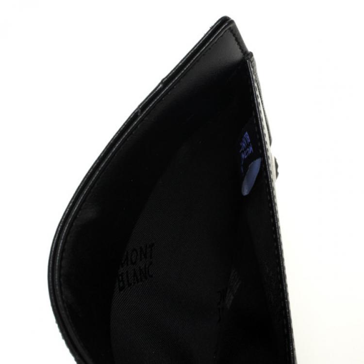 Pre Owned Montblanc Black Meisterstuck Card Holder