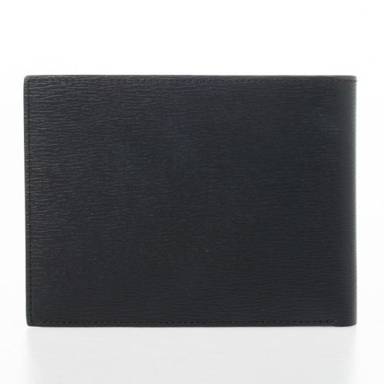 Pre Owned MontBlanc Black Leather Westside Wallet