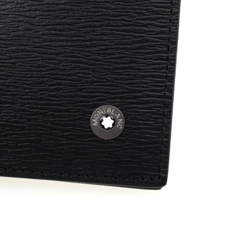 Pre Owned MontBlanc Black Leather Westside Wallet
