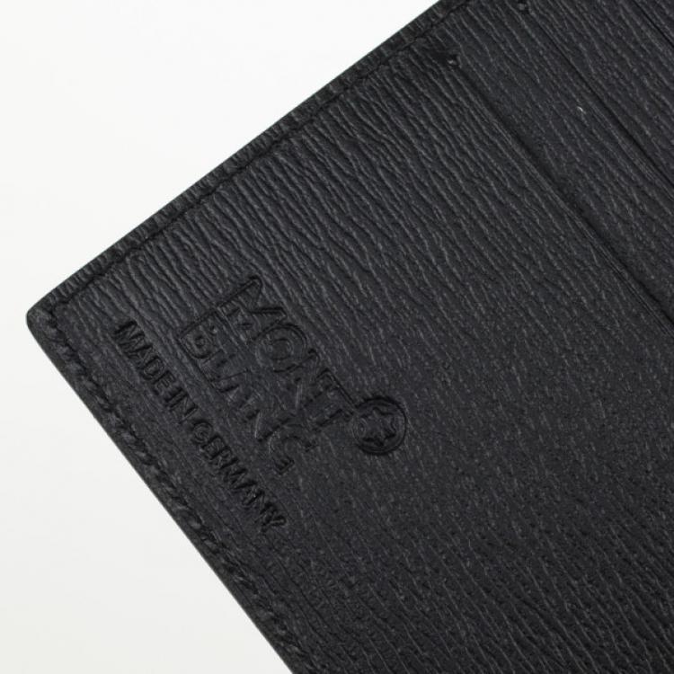 Pre Owned MontBlanc Black Leather Westside Wallet