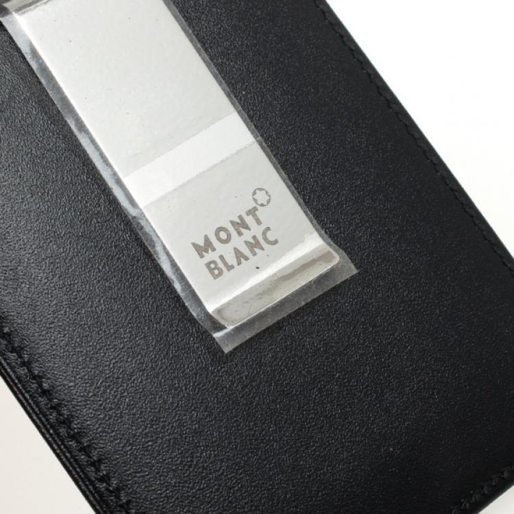 Pre Owned Montblanc Black Meisterstuck Card Holder