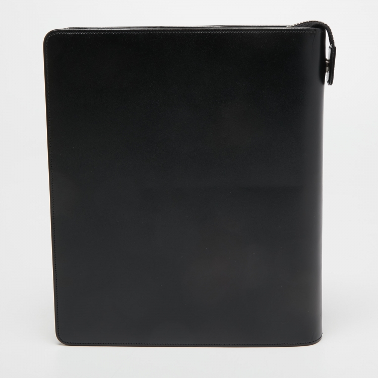 Pre Owned Montblanc Black Leather Meisterstück Notebook Holder