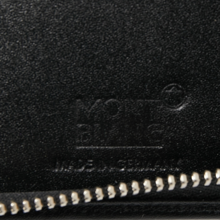 Pre Owned Montblanc Black Leather Meisterstück Notebook Holder