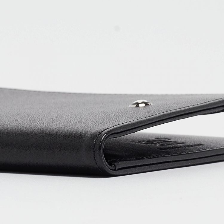 Pre Owned Montblanc Black Leather Meisterstuck Passport Holder