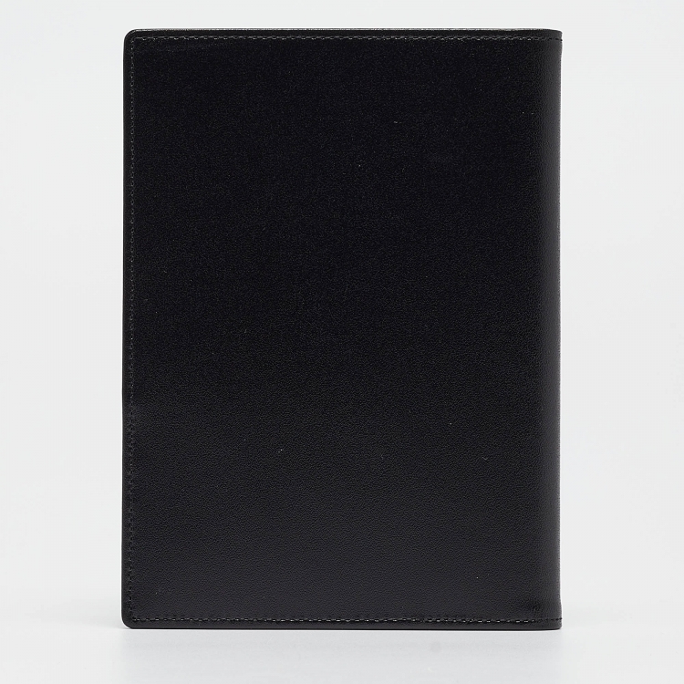 Pre Owned Montblanc Black Leather Meisterstuck Passport Holder
