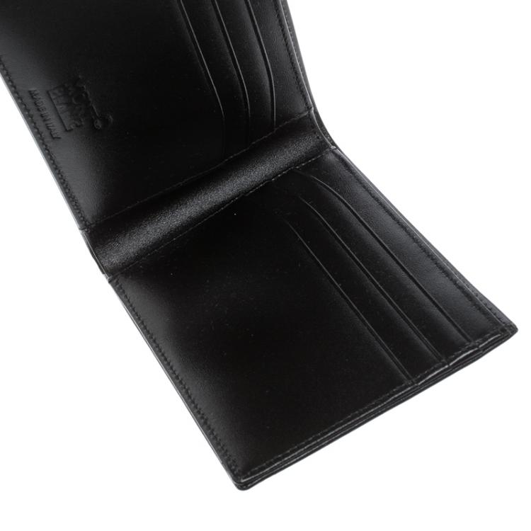 مملوكة مسبقًا Montblanc Black Leather Miesterstuck Bifold Wallet