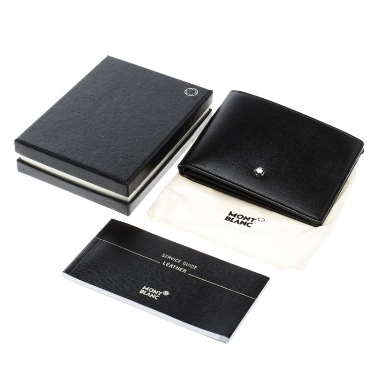 مملوكة مسبقًا Montblanc Black Leather Miesterstuck Bifold Wallet