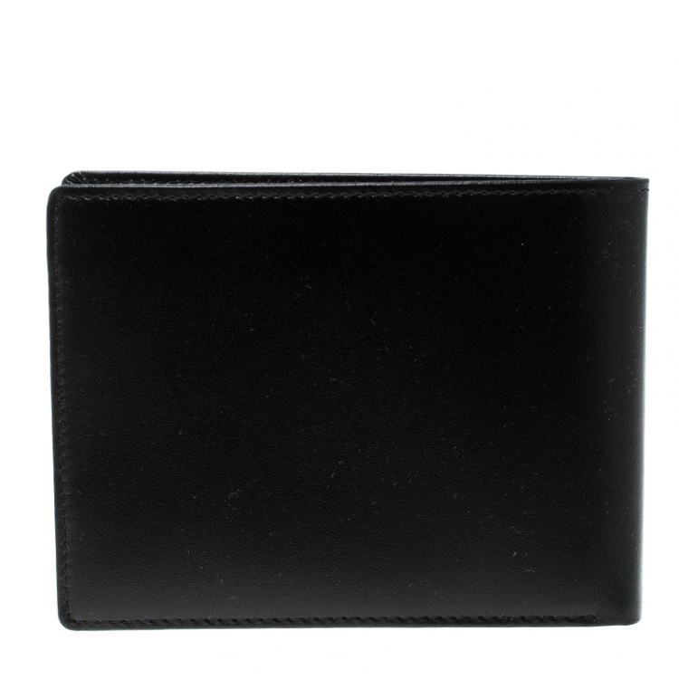 Pre Owned Montblanc Black Leather Meisterstuck Bifold Wallet