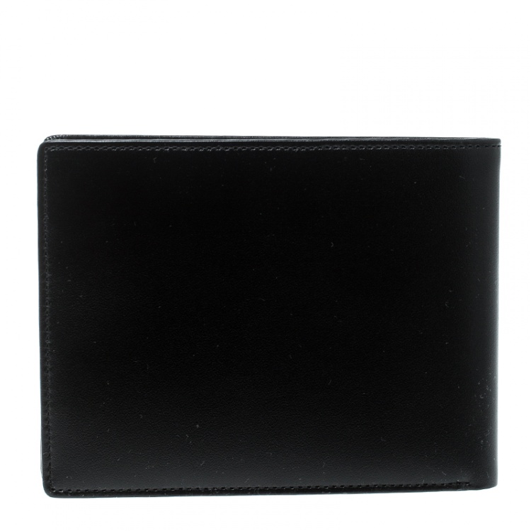 Pre Owned Montblanc Black Leather Miesterstuck Bifold Wallet