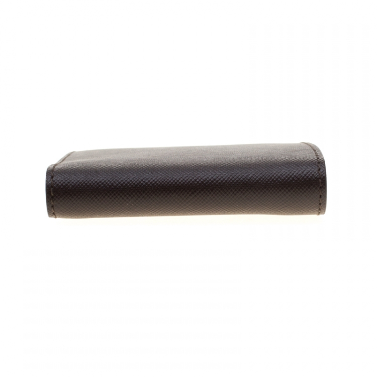 Pre Owned Montblanc Dark Brown Leather Bifold Wallet
