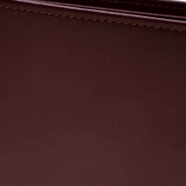Pre Owned Montblanc Brown Leather Bifold Wallet