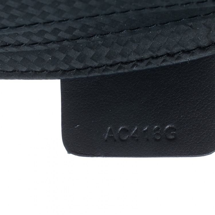 Pre Owned Montblanc Navy Blue Leather Extreme Pocket 5CC