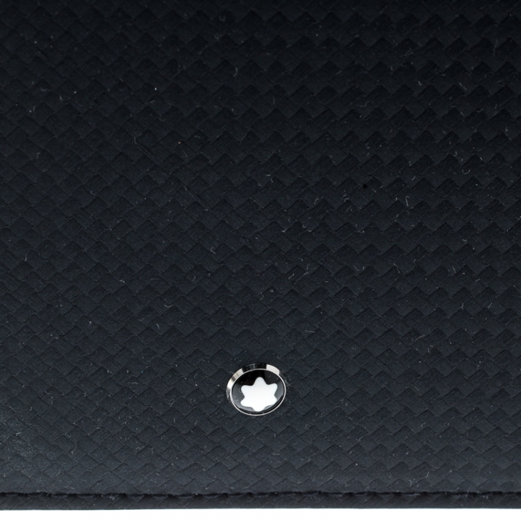 Pre Owned Montblanc Black Leather Extreme Wallet 6CC