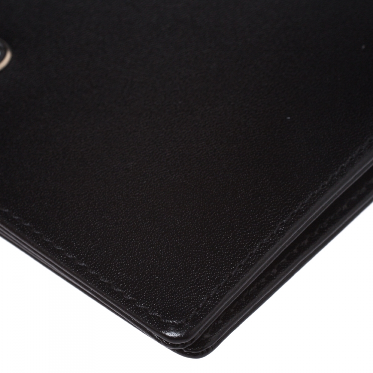 Pre Owned Montblanc Black Leather Meisterstuck Bifold Wallet