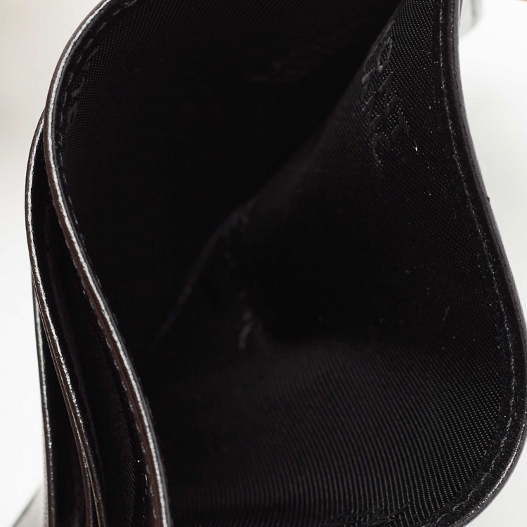 مملوكة مسبقًا Montblanc Black Leather Meisterstuck Card Holder 
