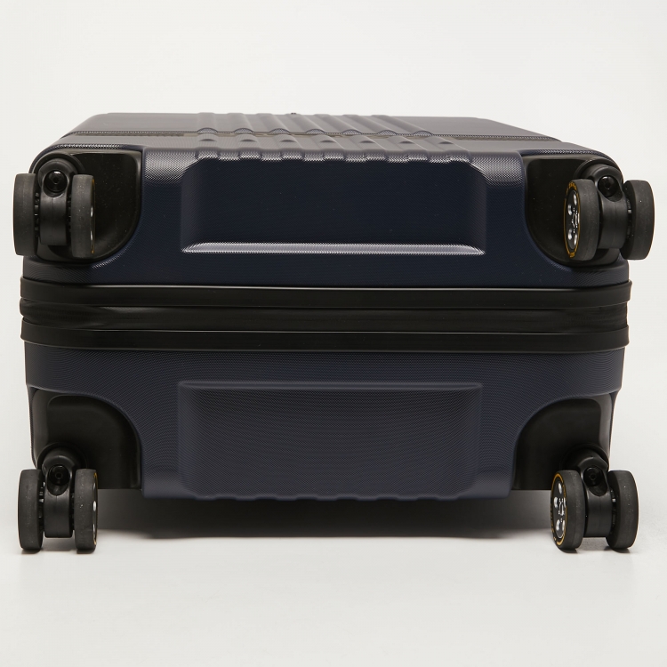 Pre Owned Montblanc Navy Blue Polycarbonate Cabin Trolley 55CM