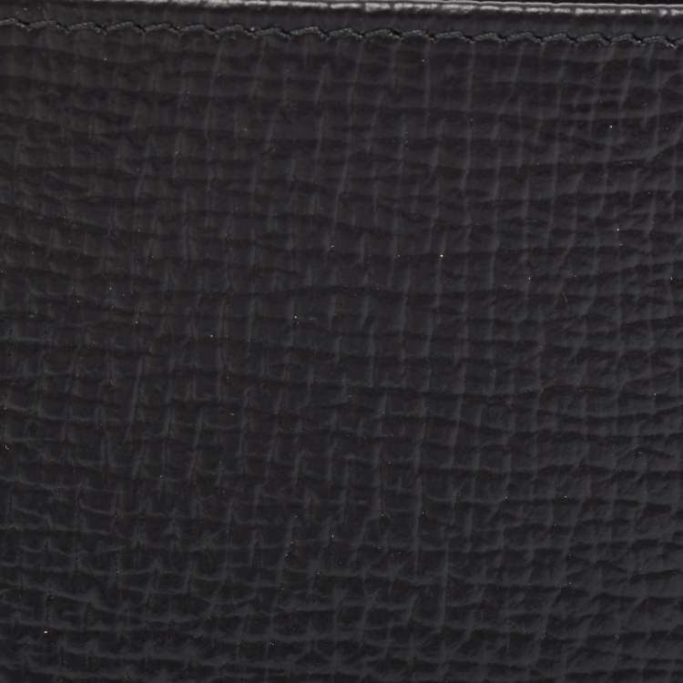 Pre Owned Montblanc Black Leather Meisterstuck 6CC Bifold Wallet