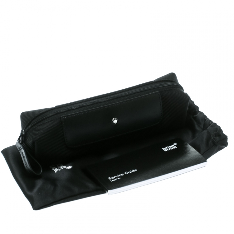 Pre Owned Montblanc Black Fabric Meisterstuck Pen Pouch