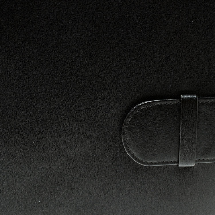 Pre Owned Montblanc Black Leather Medium Meisterstück Organizer