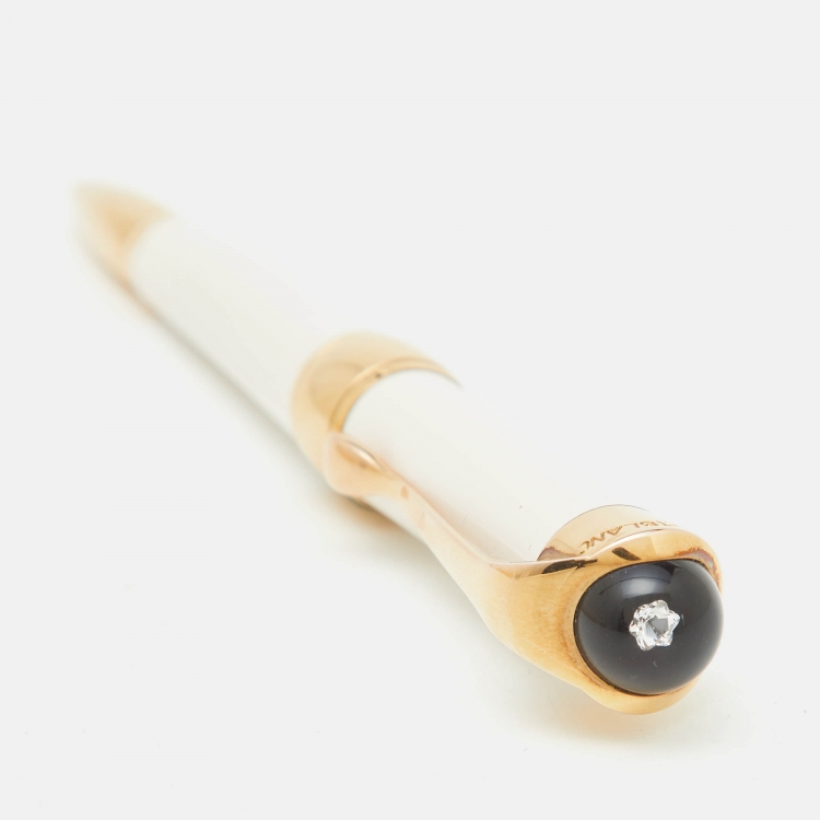 Pre Owned Montblanc Etoile de Montblanc Diamond Sand Ballpoint Pen