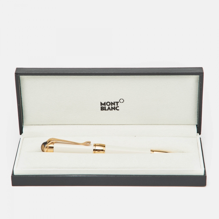 Pre Owned Montblanc Etoile de Montblanc Diamond Sand Ballpoint Pen