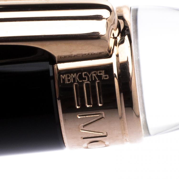 Pre Owned Montblanc StarWalker Rose Gold Plated Resin Ballpoint Pen