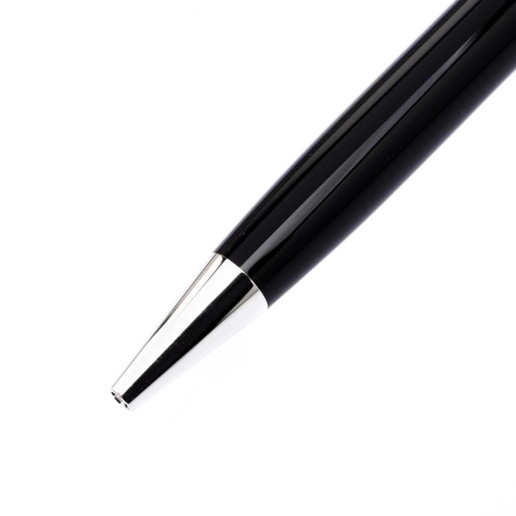 Pre Owned Montblanc Black Meisterstuck Platinum Coated Classique Ballpoint Pen
