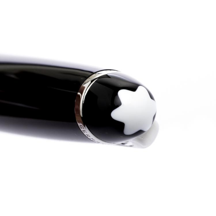 Pre Owned Montblanc Black Meisterstuck Platinum Coated Classique Ballpoint Pen