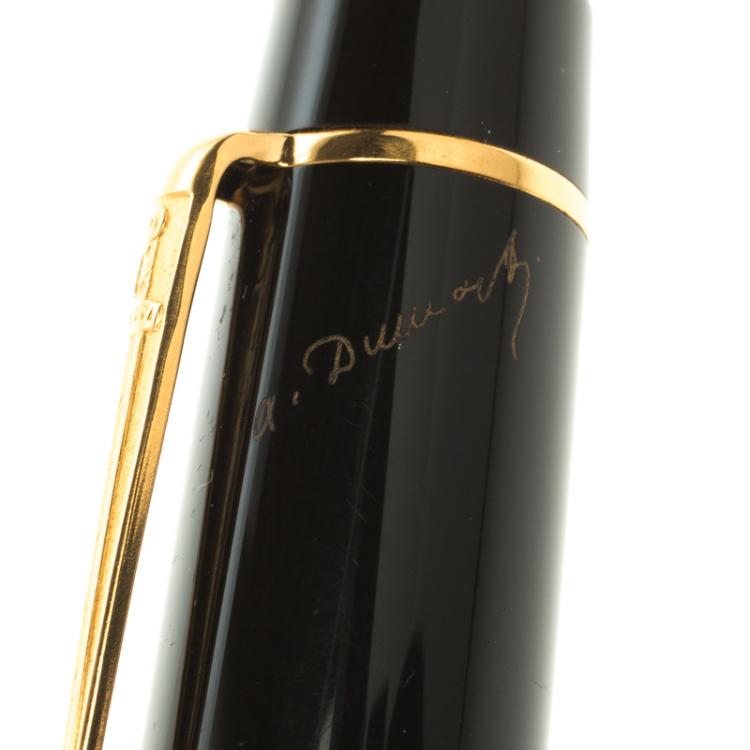 Pre Owned Montblanc Writers Edition Alexandre Dumas Limited Edition Fountain Pen, 18k Gold Nib