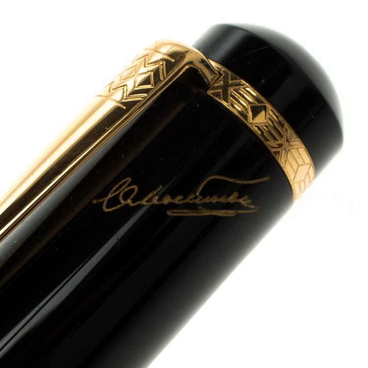 Pre Owned Montblanc Writers Edition Dostoevsky 1997 Limited Edition Fountain Pen, 18k Gold Nib