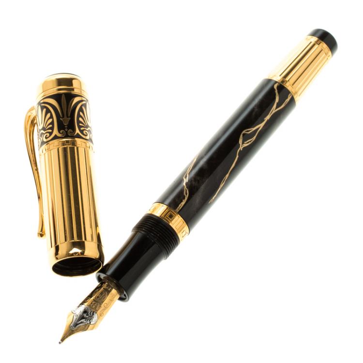 Pre Owned Montblanc Patron of Art Edition Hommage à Alexander the Great 4810 Limited Edition Fountain Pen, with a 18k Gold Nib